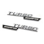 Logo X2 Emblema Mercedes Benz Amg Turbo Cromado 14 X 2.7cms Mazda 2