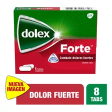 Dolex Forte Nf Caja X 8 Tabletas Recubiertas