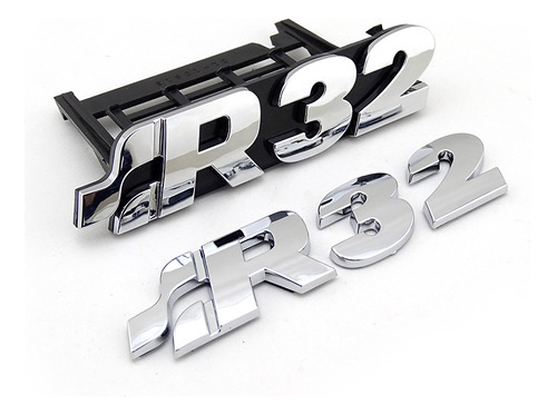 R32 Trunk Logo Sticker Para 1999-2008 Golf 4 5 Negro Foto 4