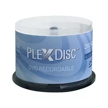 Plexdisc 16 X 4.7 Gb Blanco Brillante De Inyeccin De Tinta D