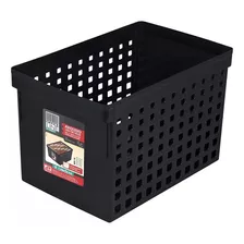 Caixa Arquivo Movel Largo P/ Pasta Suspensa Preto