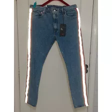 Calça Jeans Levis 512 Premium 40x34 52 Slim Stretch Elastano