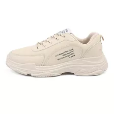 Zapatillas Beige Texto Negro Shein