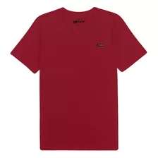 Camiseta Básica Manga Curta Masculina Fico 00841 Vermelha