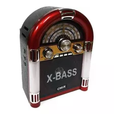 Mini Jukebox Radio Retro Bluetooth Am Fm Usb Sd Radio