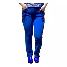 Uniforme Clínico Pantalón Mujer Flex Alforza Spandex