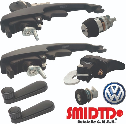 Kit Chapas Manijas Faros S/foco Biceles Vw Sedan 1. 93-04 Foto 4