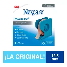 Cinta Adhesiva Medica 3m Nexcare Micropore 12,5mm X 9,1 Mts