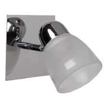 Aplique Pared / Techo Spot 1 Luz Cromo / Acero Inoxidable