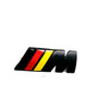 Par (2) Emblema Lateral Espadil Metal Bmw M Rojo