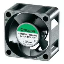 Fan Cooler 4 X 4 Cms 12 Volts Sunon Perfil Alto 3 Hilos