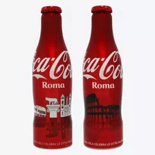 Set Botellas De Aluminio Roma, Origen Italia, Llenas.