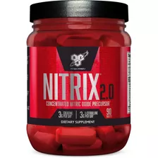 Bsn Nitrix 2.0 90 Tabletas Pre Entreno Oxido Nitrico Sabor Sin Sabor