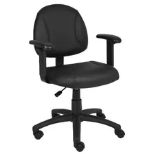 Boss Office Products - Silla De Oficina Con Brazos Ajustable