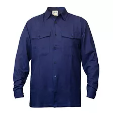 Camisa Marca Ignífuga Antiestática Azul Marino