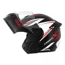 Capacete Escamoteável Robocop Mixs Gladiator Carbon X Moto