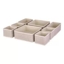 Set X8 Organizador De Ropa Cajón Tela