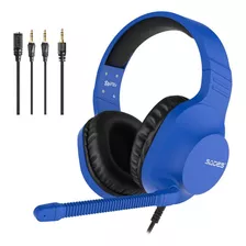 Headset Gamer Sades Para Xbox Ps4 Vr Cel Nintendo Switch Spirits Azul