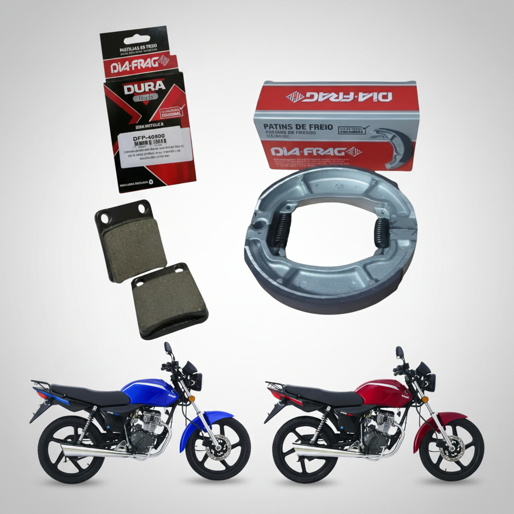 Kit Frenos Pastilla Zapata Zanella Rx 150 Dia-frag Brasil