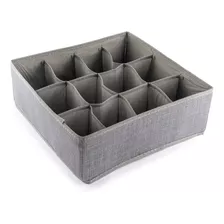 Caixa Organizadora 32x32x12cm 12 Nichos Tecido Dolce Home