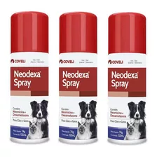 Combo 3 Neodexa Spray 125 Ml Dermatologia Envio Imediato