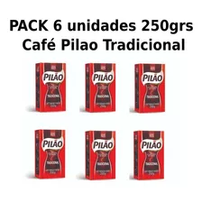Pack Café Pilao Tradicional 250 Gramos (6 Unidades)