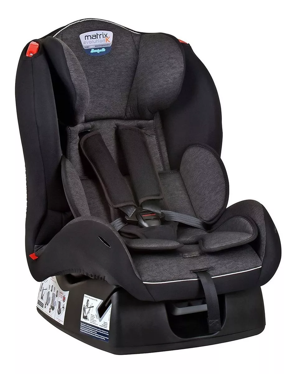 Cadeira Infantil Para Carro Burigotto Matrix Evolution K Mesclado Negro