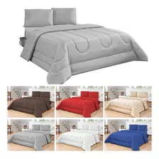 Edredom Para Cama King Size E Super King Várias Cores