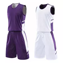 Uniforme De Baloncesto Transpirable Reversible