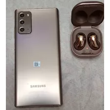 Celular Galaxy Note 20 5g C/capa + Galaxy Buds. Excelente!!