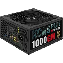 Fonte De Alimentação Aerocool Kcas Plus Gm 1000w 80 Plus Gold, Cor Preta