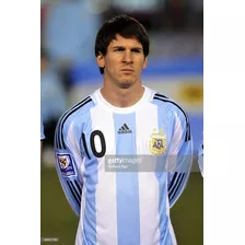 Camiseta Afa Selección Argentina #10 Messi De Mujer Única