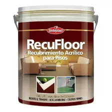 Pintura Recufloor Pisos Transitable Colores Sinteplast 1lt Color Azul