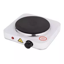 Encimera Hot Plate Cocina 1 Plato Electrica Portatil 1000w Color Blanco