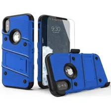 Funda Para iPhone X - Azul Y Negra