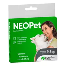 Neopet Para Cães Até 10kg Antipulgas E Carrapatos 1 Unidade