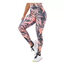 Calça Legging Suplex Estampada Cós Alto Fitness Academia