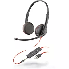 Audífonos Con Micrófono Binaural Poly Blackwire C3225