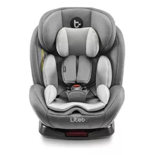 Cadeira Auto 0-36kg Isofix Rotação Litet Preto/cinza Bb455 Liso