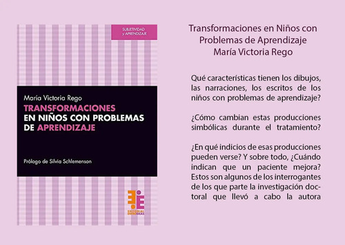 Transformaciones Niños Problemas De Aprendizaje Rego — imagen 2
