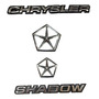 Emblemas Chrysler Shadow Letreros Cromados 