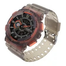 Reloj Hombre Deportivo Sanda 3029 Fluorescente