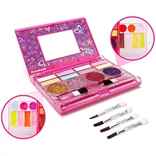 Maquillaje Compacto Todo En Uno De Princess Girl Paleta Cosm