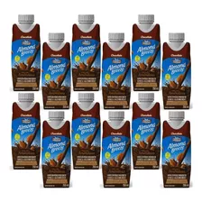 Kit C/12 Bebida De Amêndoas Almond Breeze Chocolate 250ml