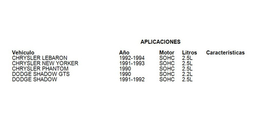 Reguladores De Presion De Gasolina Dodge Shadow 1991 2.5 Foto 5