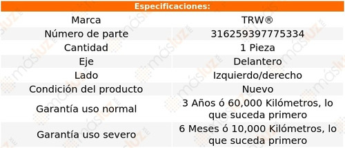 (1) Tornillo Estab Izq/der Del Ford F-450 S Duty 05/17 Trw Foto 2