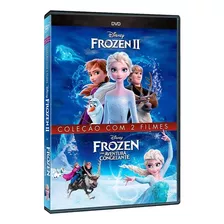 Dvd Frozen 1 E 2 - Duplo - Coleção Com 2 Filmes - Lacrado