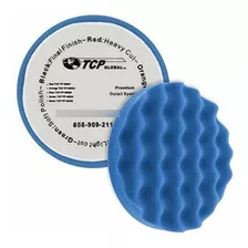 6.5 Blue Waffle Light Cut Grip Foam Polish Buff Pad - Da Ho