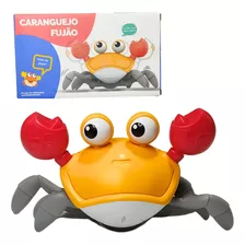 Caranguejo Fujão Joe Brinquedo Musica Sensor Indução Kidstop