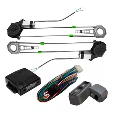 Kit Alza Cristales Vidrio Universal Electrico 2 Puertas Auto